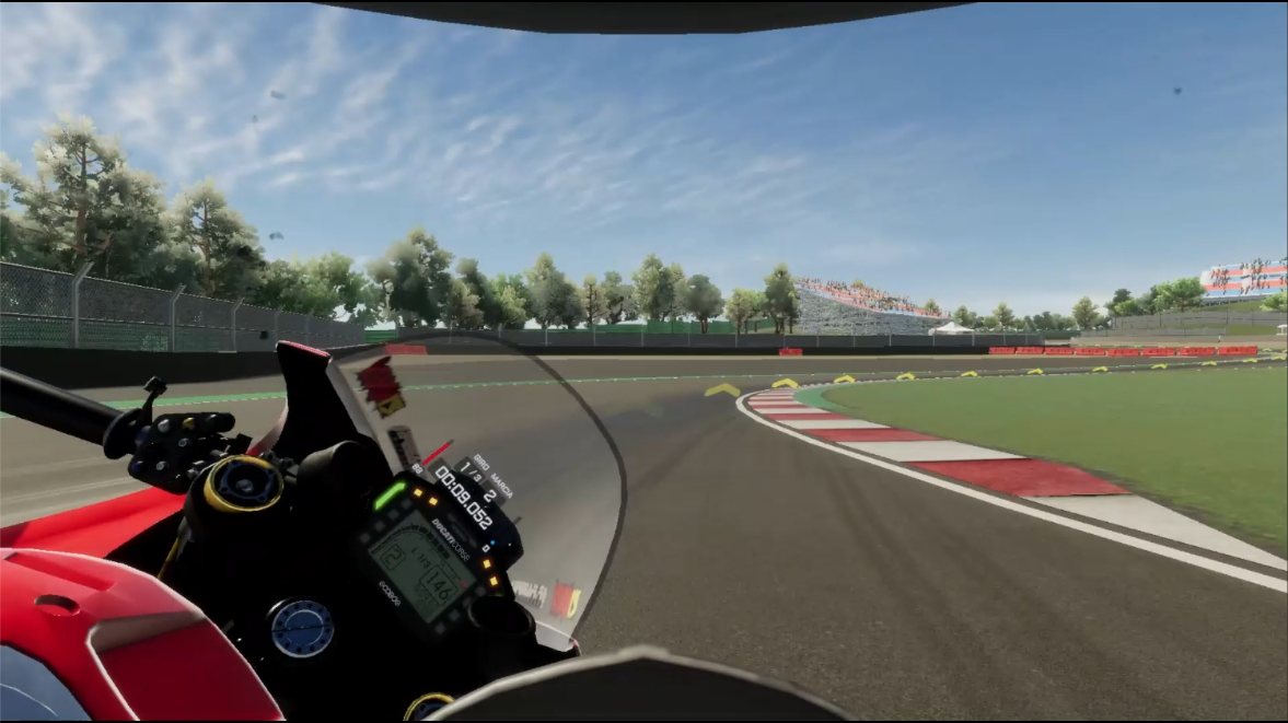 In-game view from VRider SBK